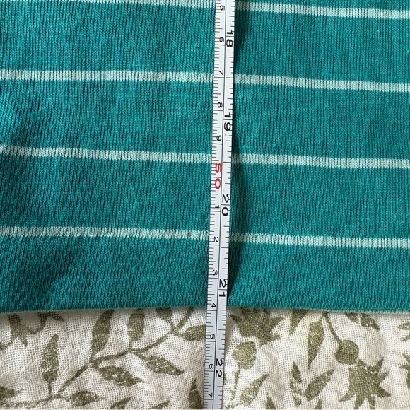 VTG 90s Converse Blue and Teal Short Sleeve Tee Rolled Hem Sz M Made in USA Y2K - Picture 7 of 9